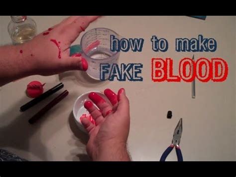 how to make fake blood that won t stain clothes|non staining blood recipe.